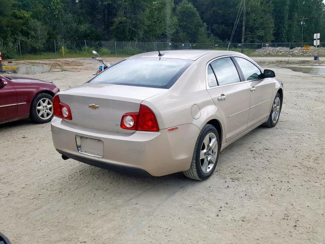 1G1ZH57B894183988 - 2009 CHEVROLET MALIBU 1LT GOLD photo 4
