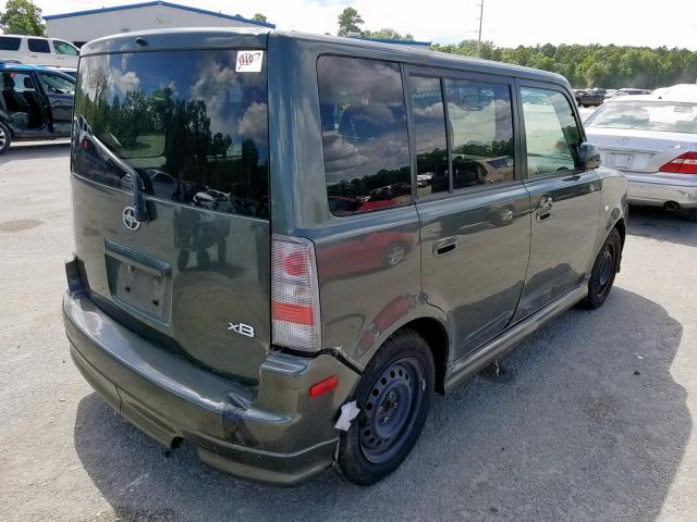 JTLKT324264054598 - 2006 TOYOTA SCION XB მწვანე ფოტო 4