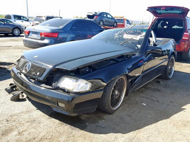 WDBFA67E3SF125679 - 1995 MERCEDES-BENZ SL 500 BLACK photo 2