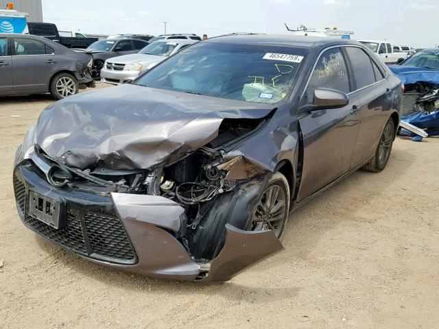 4T1BF1FK8GU150426 - 2016 TOYOTA CAMRY LE CHARCOAL photo 2