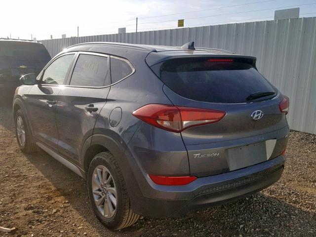 KM8J3CA4XJU599171 - 2018 HYUNDAI TUCSON SEL GRAY photo 3