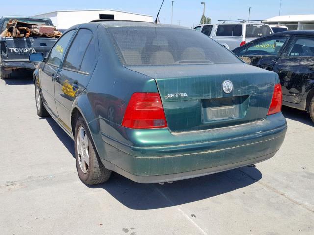 3VWSC29M2XM104169 - 1999 VOLKSWAGEN JETTA GLS GREEN photo 3