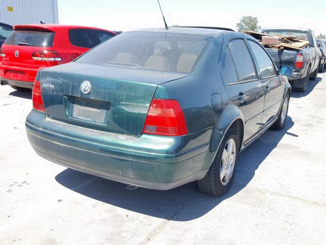 3VWSC29M2XM104169 - 1999 VOLKSWAGEN JETTA GLS GREEN photo 4