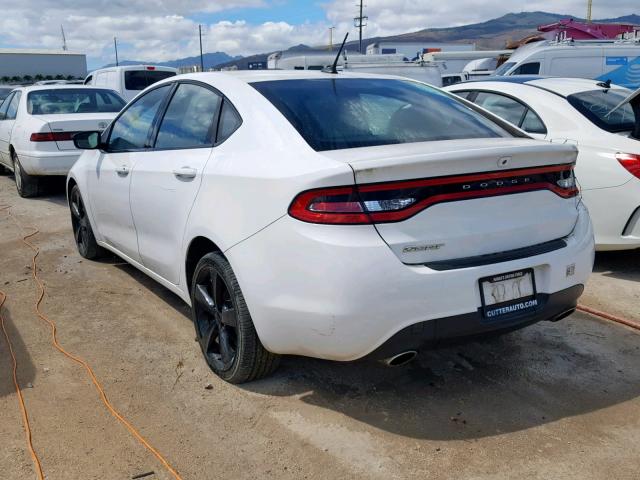 1C3CDFBB8FD352994 - 2015 DODGE DART SXT WHITE photo 3