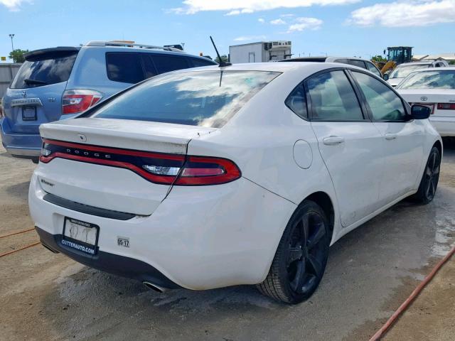 1C3CDFBB8FD352994 - 2015 DODGE DART SXT WHITE photo 4