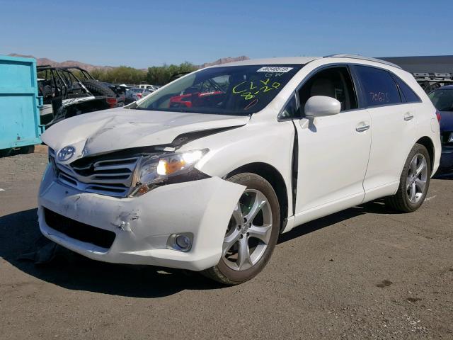 4T3ZK11AX9U008520 - 2009 TOYOTA VENZA WHITE photo 2