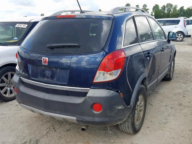 3GSCL33P28S705602 - 2008 SATURN VUE XE BLUE photo 4