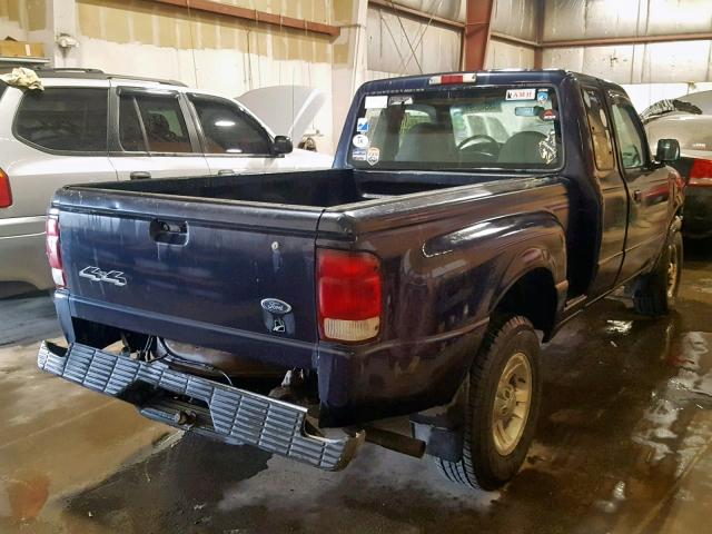 1FTZR15V9YPC01230 - 2000 FORD RANGER SUP BLUE photo 4