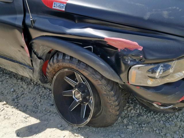 1D7HU18085J508132 - 2005 DODGE RAM 1500 S BLACK photo 10