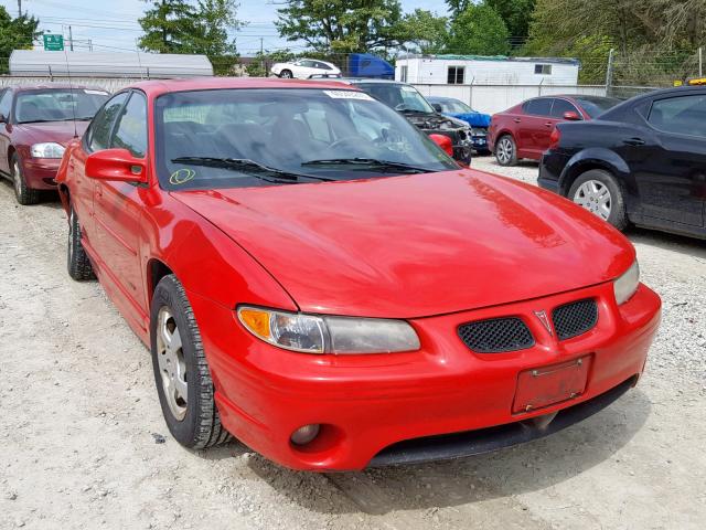 1G2WP52K6VF252829 - 1997 PONTIAC GRAND PRIX RED photo 1