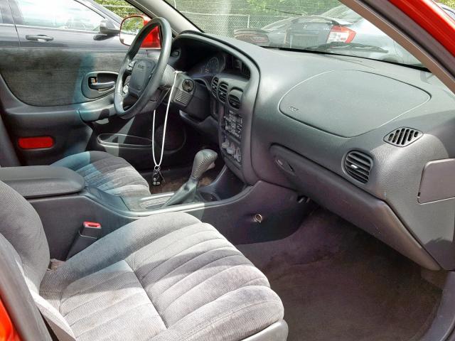 1G2WP52K6VF252829 - 1997 PONTIAC GRAND PRIX RED photo 5