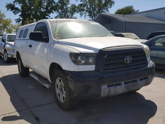 5TFLU521X7X003235 - 2007 TOYOTA TUNDRA WHITE photo 1