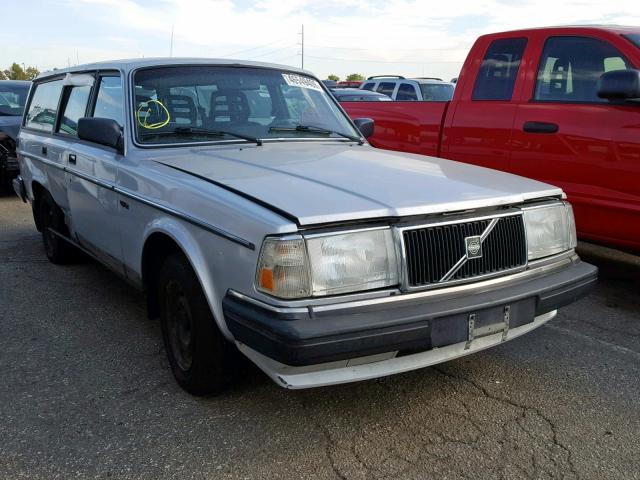 YV1AA8855L1851414 - 1990 VOLVO 240 BASE SILVER photo 1