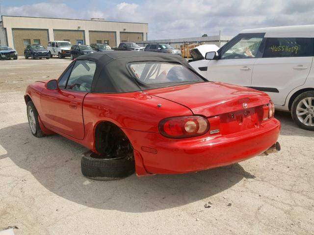 JM1NB353620228981 - 2002 MAZDA MX-5 MIATA RED photo 3