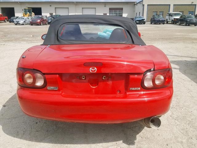 JM1NB353620228981 - 2002 MAZDA MX-5 MIATA RED photo 6