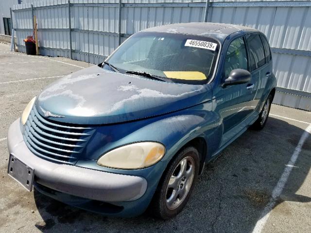 3C8FY4BBX1T516457 - 2001 CHRYSLER PT CRUISER GREEN photo 2