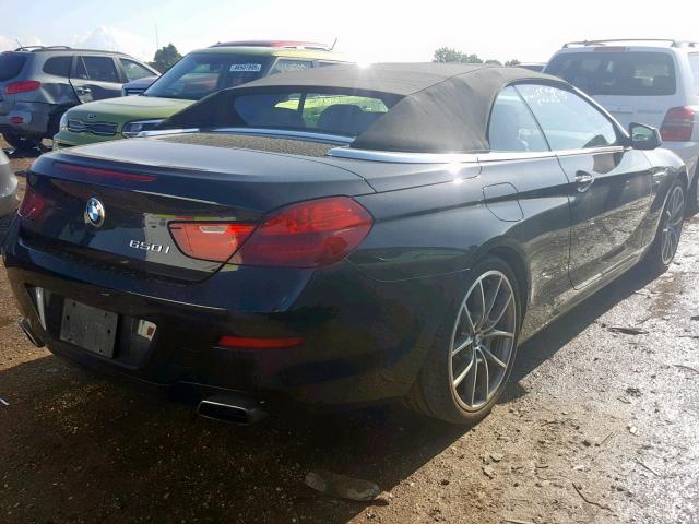 WBALZ5C53CC619604 - 2012 BMW 650 XI BLACK photo 4