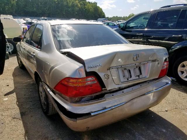 JH4KA96531C001817 - 2001 ACURA 3.5RL GOLD photo 3