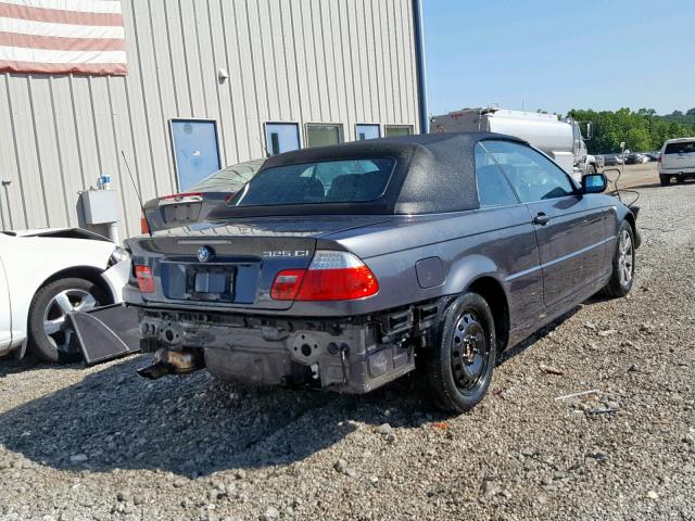 WBABW33456PG99455 - 2006 BMW 325 CI GRAY photo 4