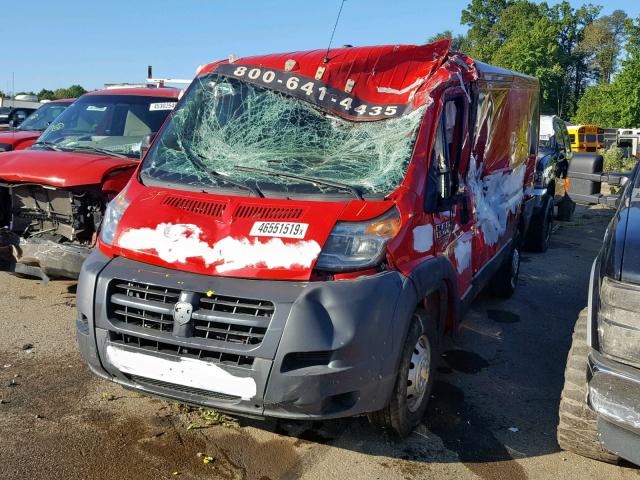 3C6TRVAG2FE515780 - 2015 RAM PROMASTER 红色 照片 2