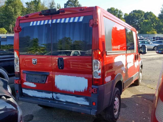 3C6TRVAG2FE515780 - 2015 RAM PROMASTER 红色 照片 4