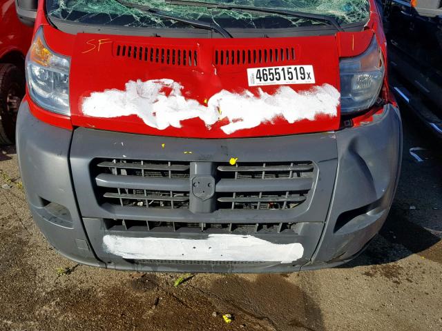 3C6TRVAG2FE515780 - 2015 RAM PROMASTER 红色 照片 7