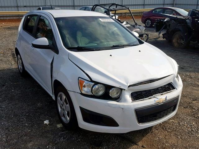 1G1JA6SH5D4246492 - 2013 CHEVROLET SONIC LS WHITE photo 1