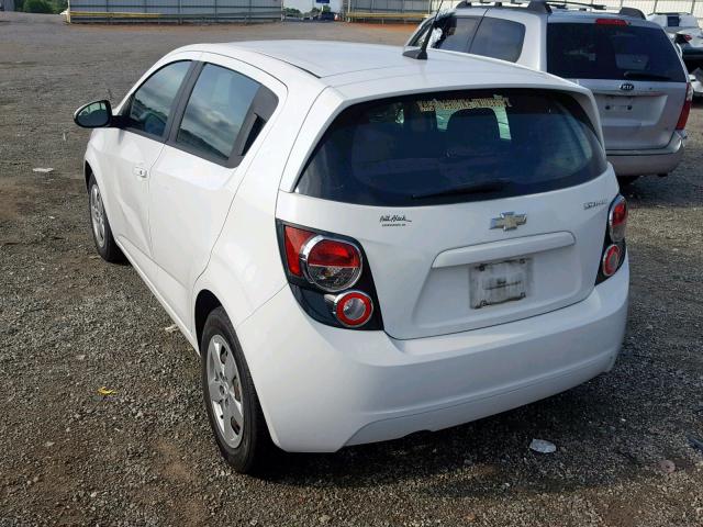 1G1JA6SH5D4246492 - 2013 CHEVROLET SONIC LS WHITE photo 3