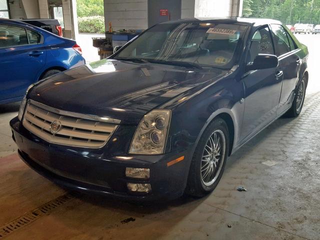 1G6DC67A150143088 - 2005 CADILLAC STS BLUE photo 2