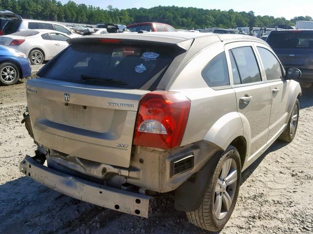 1B3CB4HA2AD560657 - 2010 DODGE CALIBER SX GOLD photo 4