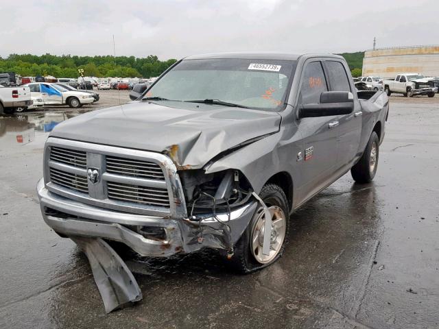 3D7TP2CL1AG125294 - 2010 DODGE RAM 2500 GRAY photo 2