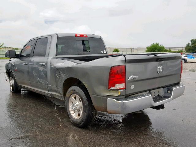 3D7TP2CL1AG125294 - 2010 DODGE RAM 2500 GRAY photo 3