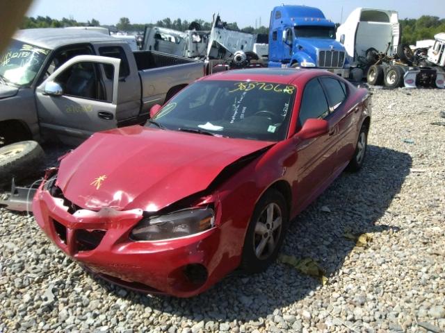 2G2WP552971163536 - 2007 PONTIAC GRAND PRIX RED photo 2