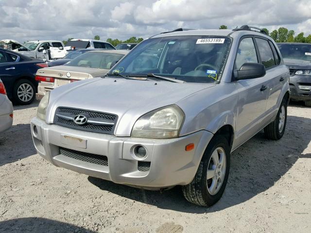 KM8JM12B35U119024 - 2005 HYUNDAI TUCSON GL SILVER photo 2