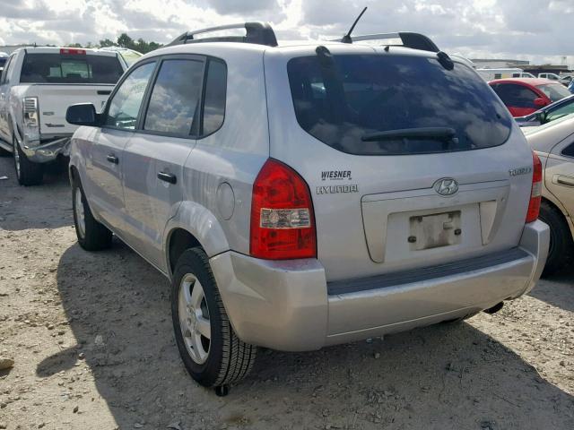 KM8JM12B35U119024 - 2005 HYUNDAI TUCSON GL SILVER photo 3