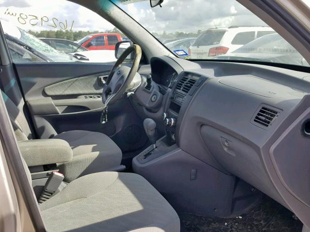 KM8JM12B35U119024 - 2005 HYUNDAI TUCSON GL SILVER photo 5