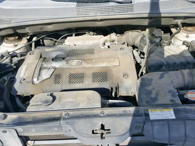 KM8JM12B35U119024 - 2005 HYUNDAI TUCSON GL SILVER photo 7