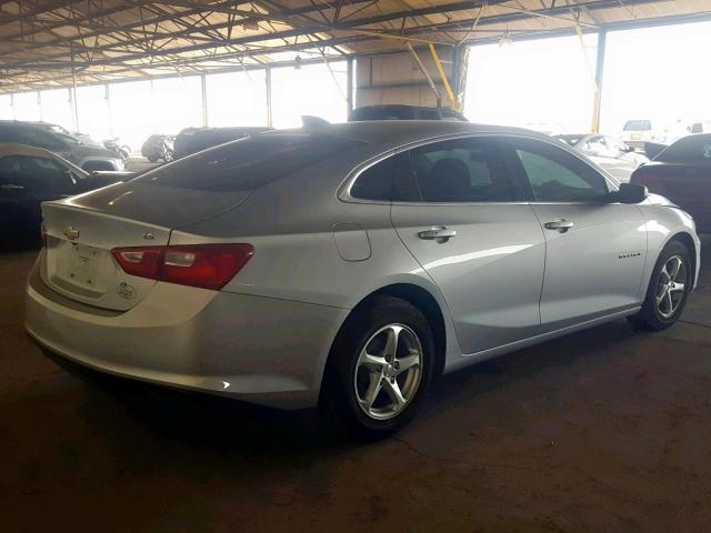 1G1ZB5ST5GF329718 - 2016 CHEVROLET MALIBU LS SILVER photo 4