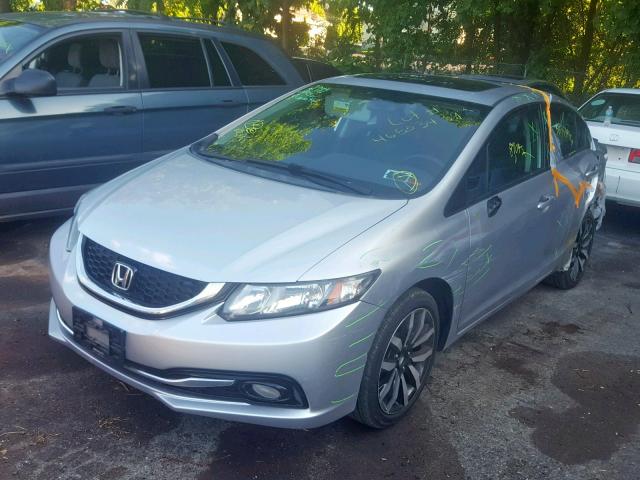 19XFB2F92FE212789 - 2015 HONDA CIVIC EXL 银色 照片 2