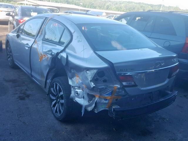 19XFB2F92FE212789 - 2015 HONDA CIVIC EXL 银色 照片 3