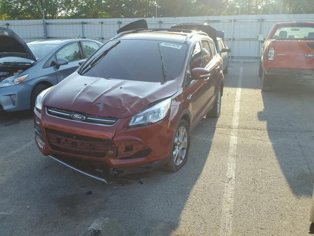 1FMCU0J97EUA91567 - 2014 FORD ESCAPE TIT RED photo 2