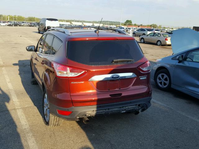 1FMCU0J97EUA91567 - 2014 FORD ESCAPE TIT RED photo 3