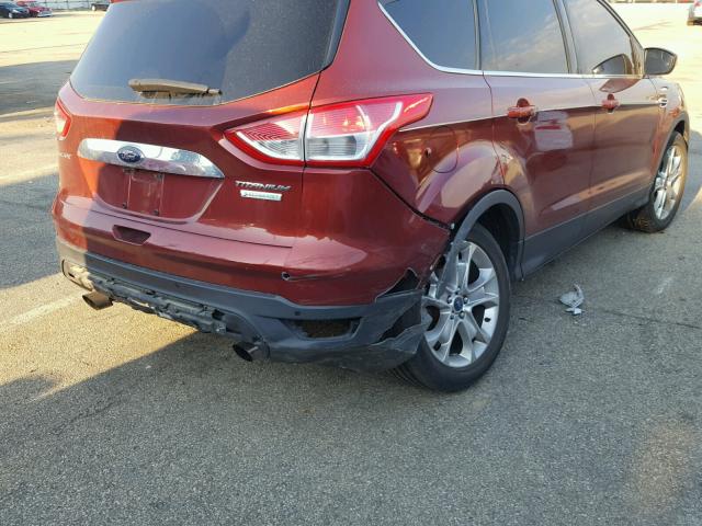 1FMCU0J97EUA91567 - 2014 FORD ESCAPE TIT RED photo 9