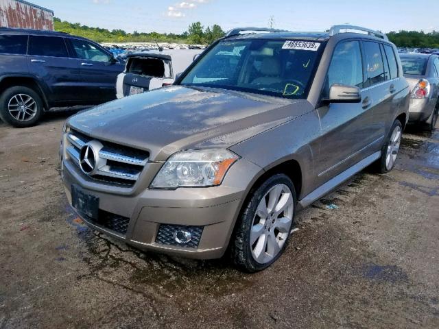 WDCGG8HB5AF389791 - 2010 MERCEDES-BENZ GLK 350 4M TAN photo 2