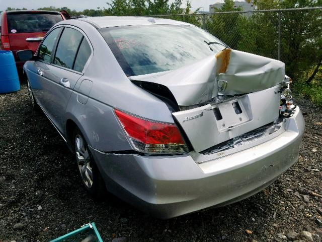 1HGCP36849A043403 - 2009 HONDA ACCORD EXL SILVER photo 3