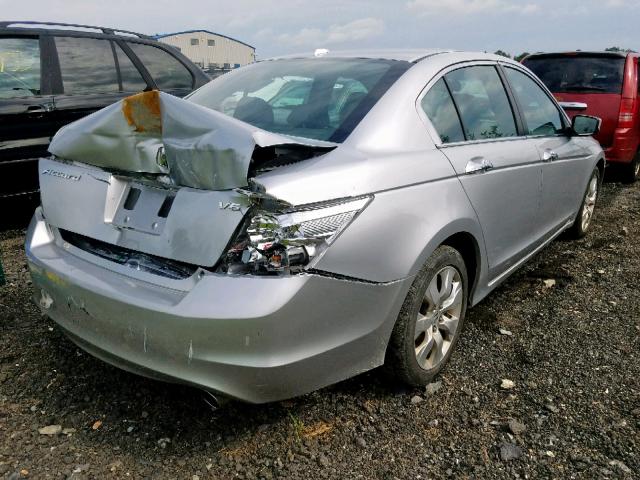 1HGCP36849A043403 - 2009 HONDA ACCORD EXL SILVER photo 4