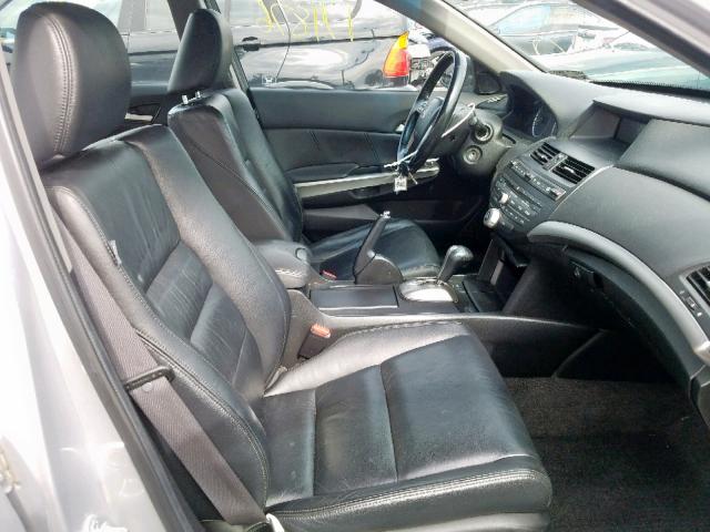 1HGCP36849A043403 - 2009 HONDA ACCORD EXL SILVER photo 5