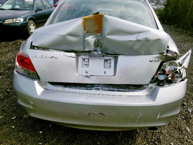 1HGCP36849A043403 - 2009 HONDA ACCORD EXL SILVER photo 9