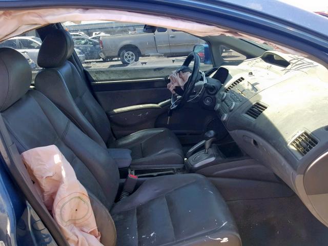 1HGFA16998L075214 - 2008 HONDA CIVIC EXL 蓝色 照片 5