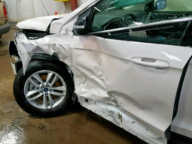 2FMPK4J82HBB94444 - 2017 FORD EDGE SEL WHITE photo 9